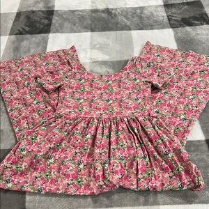 Sweet honey Floral romper size 8